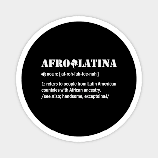 Afro-Latina, dictionary style definition style Magnet